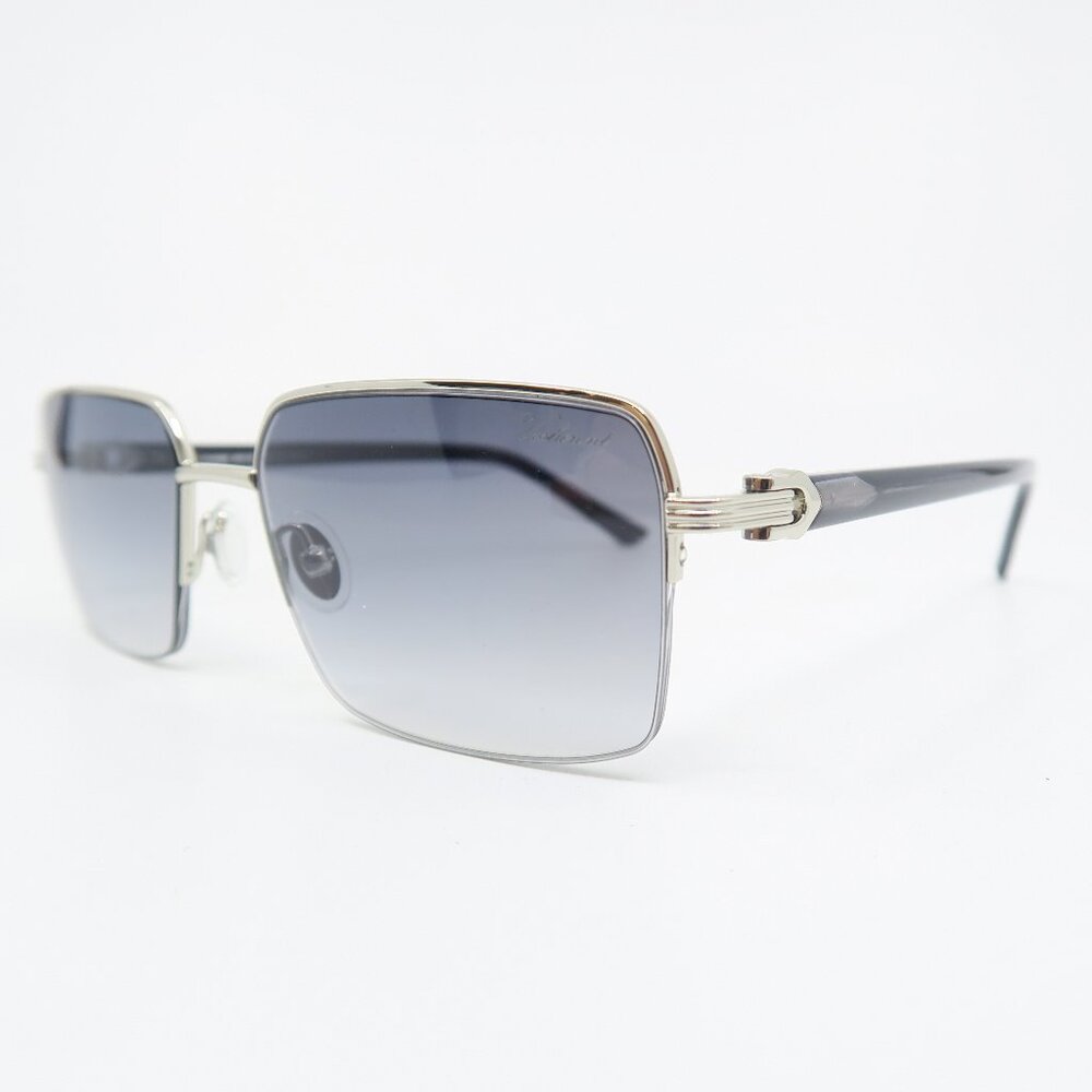 Paul Vosheront PV 636S C2 23KGP Silver/Grey Gradient, Half Rim, New Sunglasses